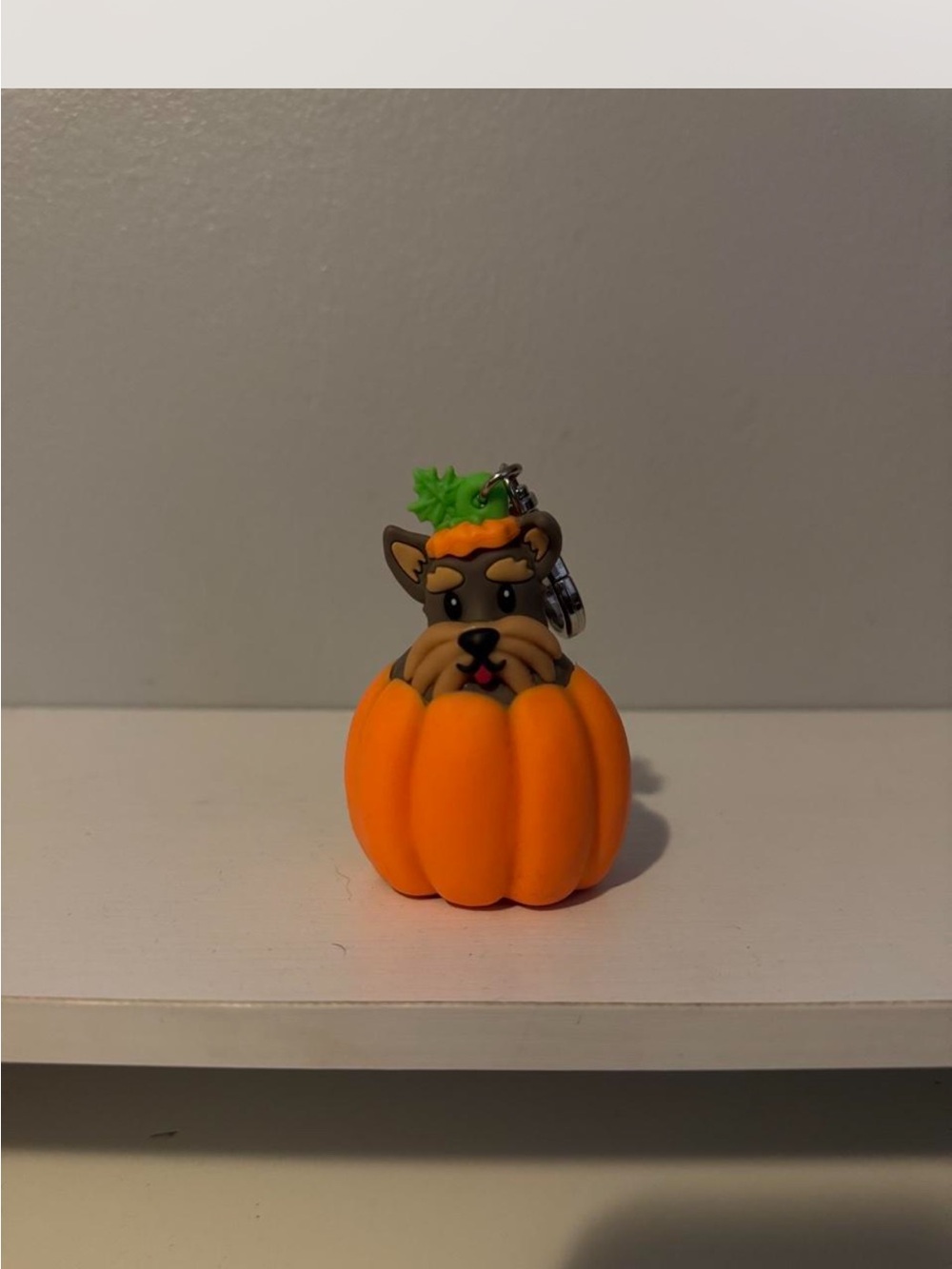Bath and body works Cute Orange Pumpkin Dog germ x holder